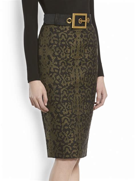 gucci midi skirts for women|gucci pencil skirt.